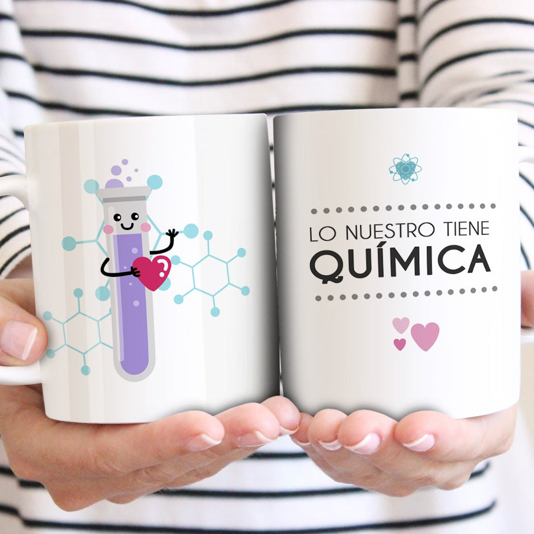2 tazas "Lo nuestro tiene química"