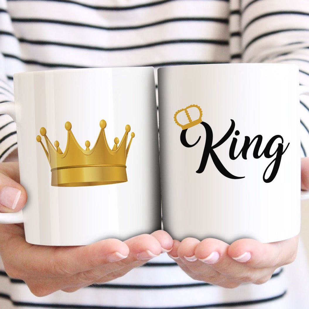 2 tazas "King & Queen"