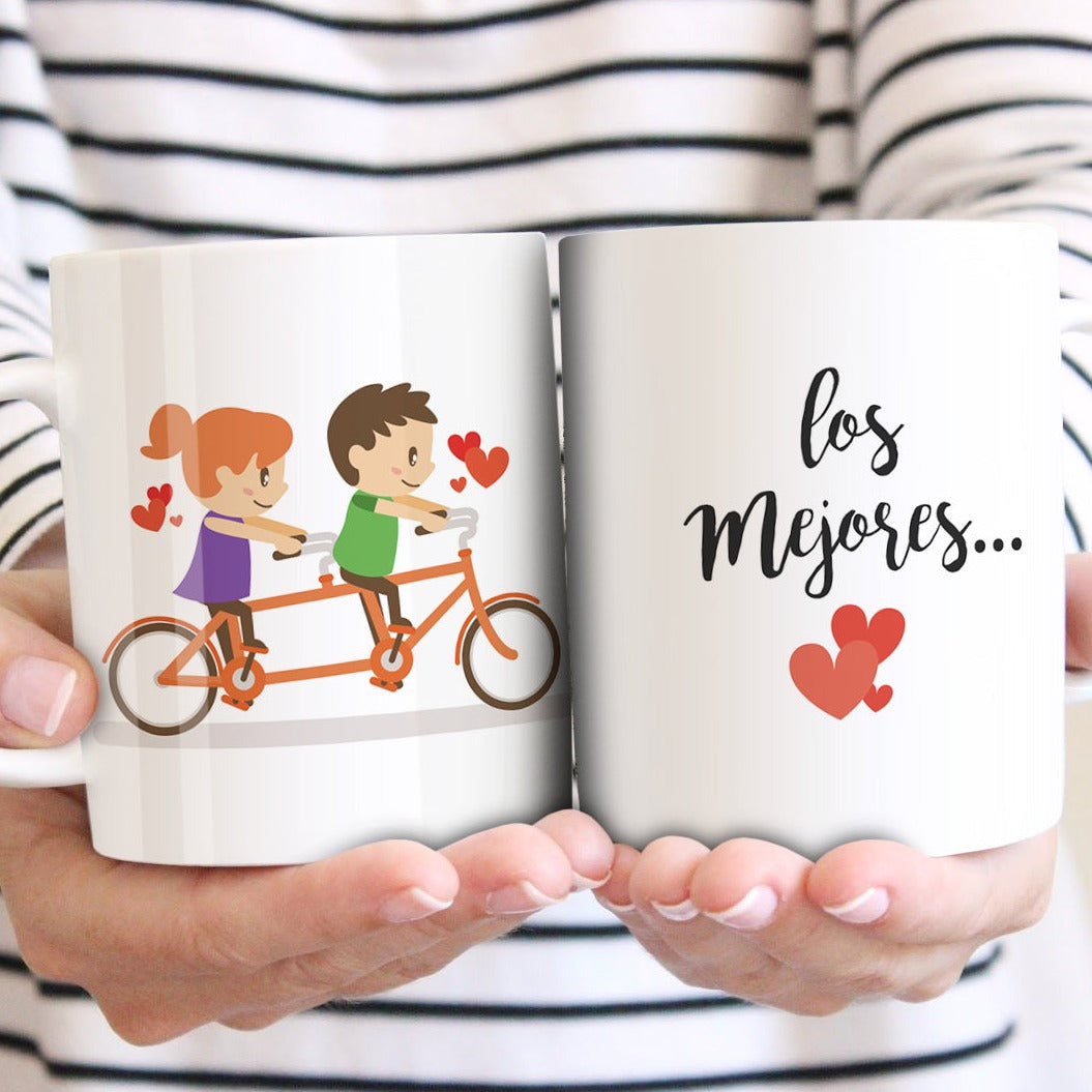 2 tazas "Los momentos juntos son los mejores"