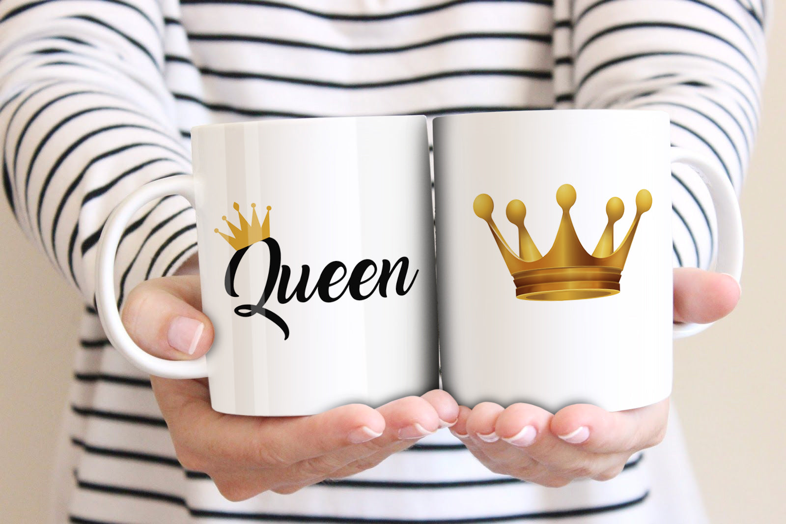 2 tazas "King & Queen"