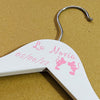 Perchas personalizadas con vinilo
