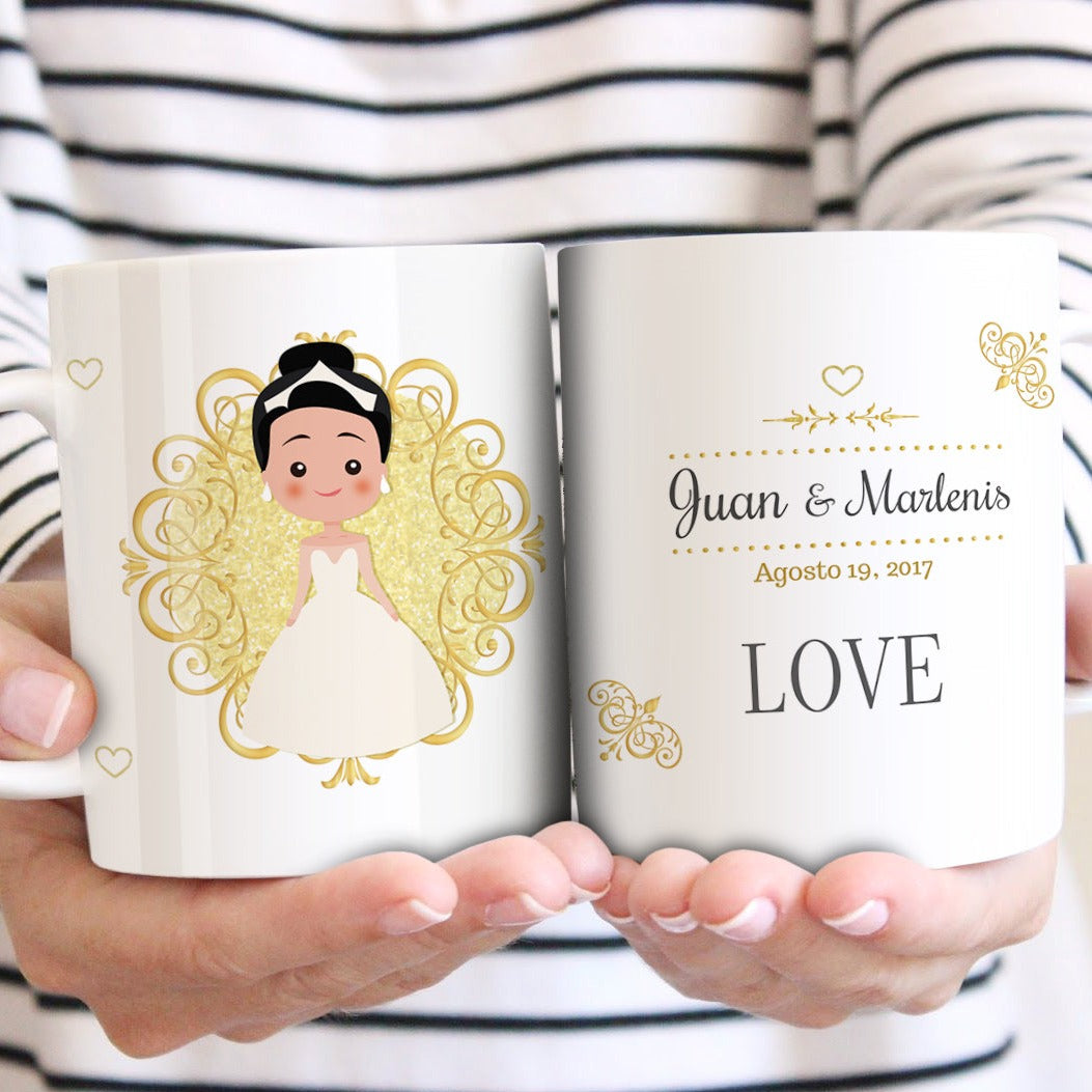 2 tazas para boda