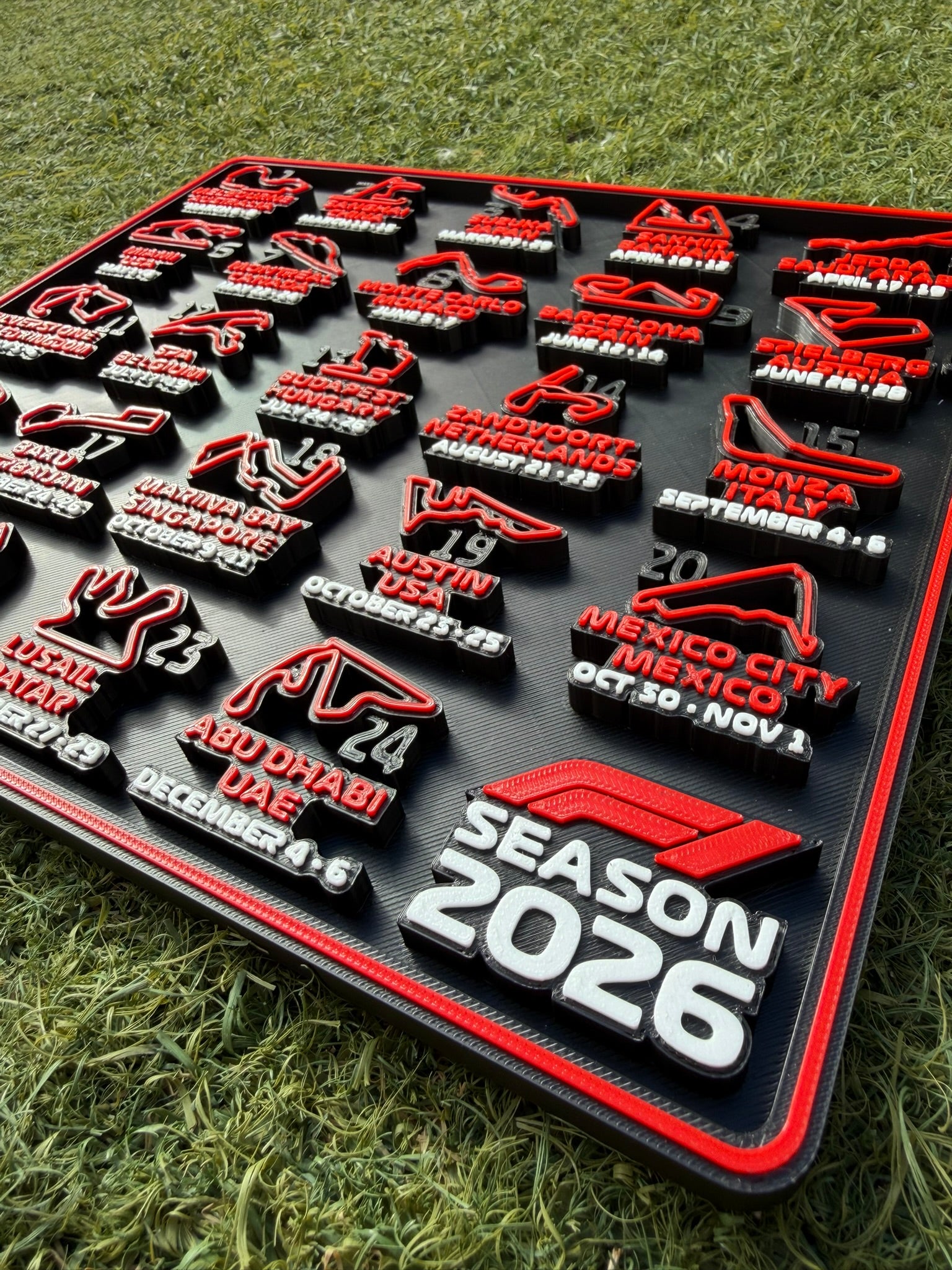 NUEVO Calendario Formula 1 2026 3D