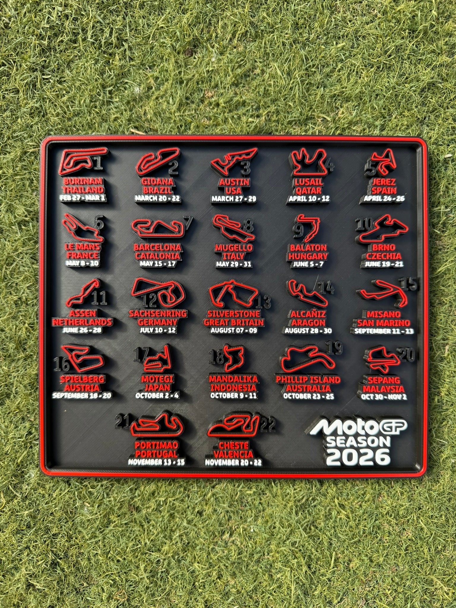 NUEVO Calendario MotoGP 2026 3D