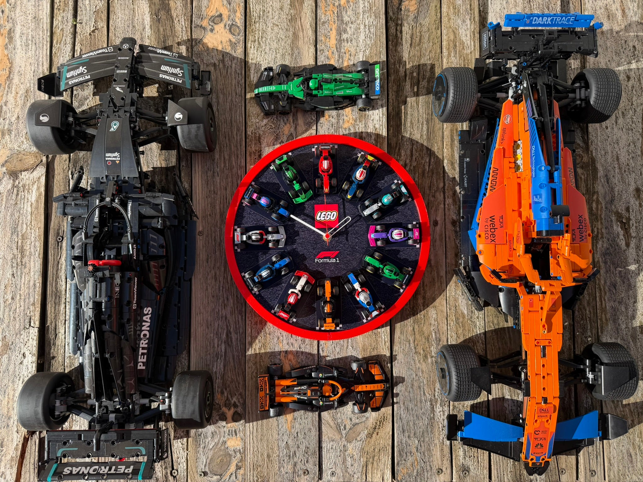 Reloj Expositor Lego F1 mini