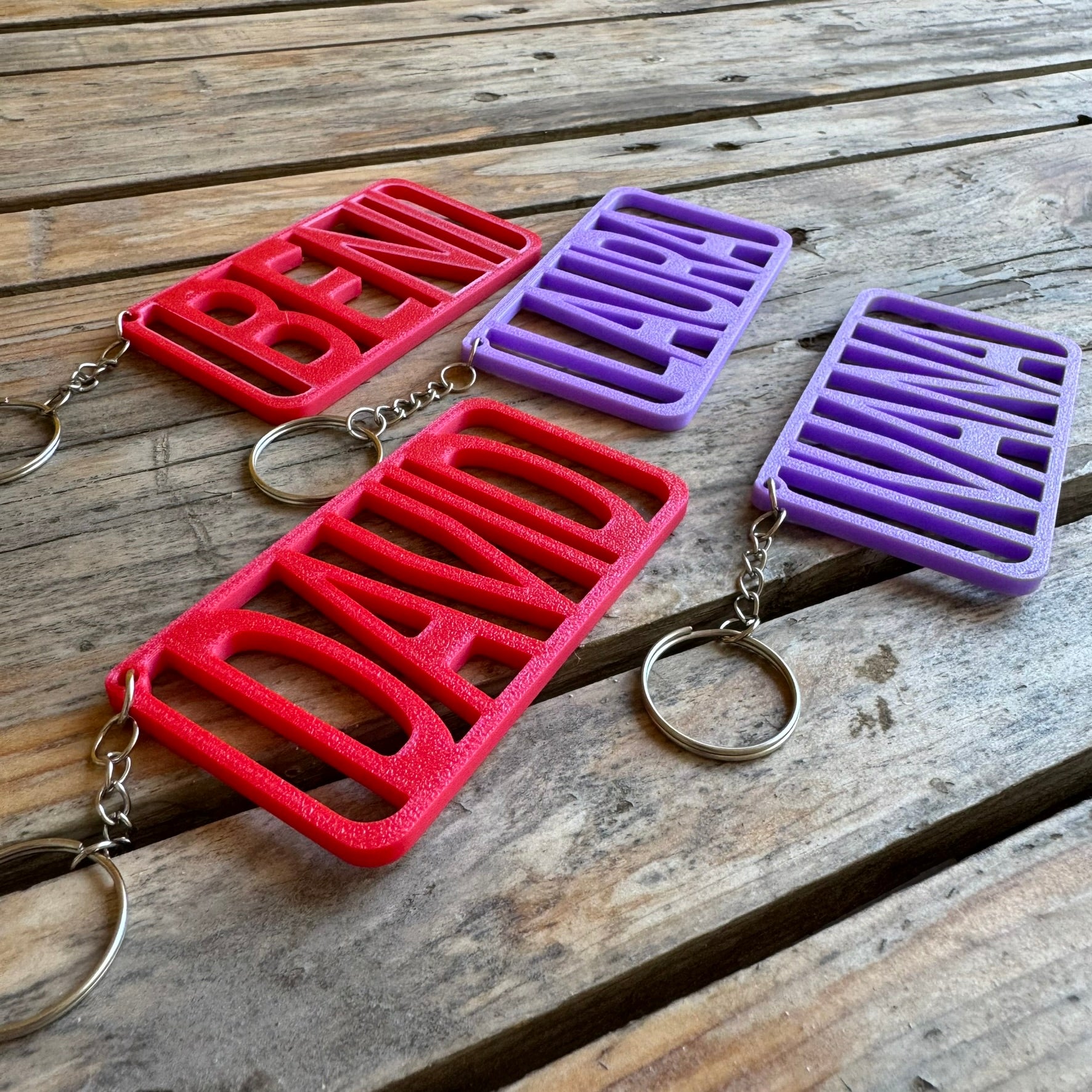 Llavero 3D Nombre personalizado