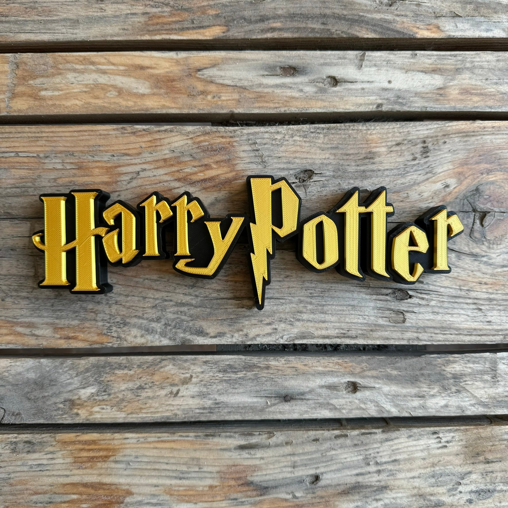 Cartel 3D Harry Potter Original / Personalizado