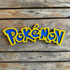 Cartel 3D Pokémon borde amarillo Original / Personalizado