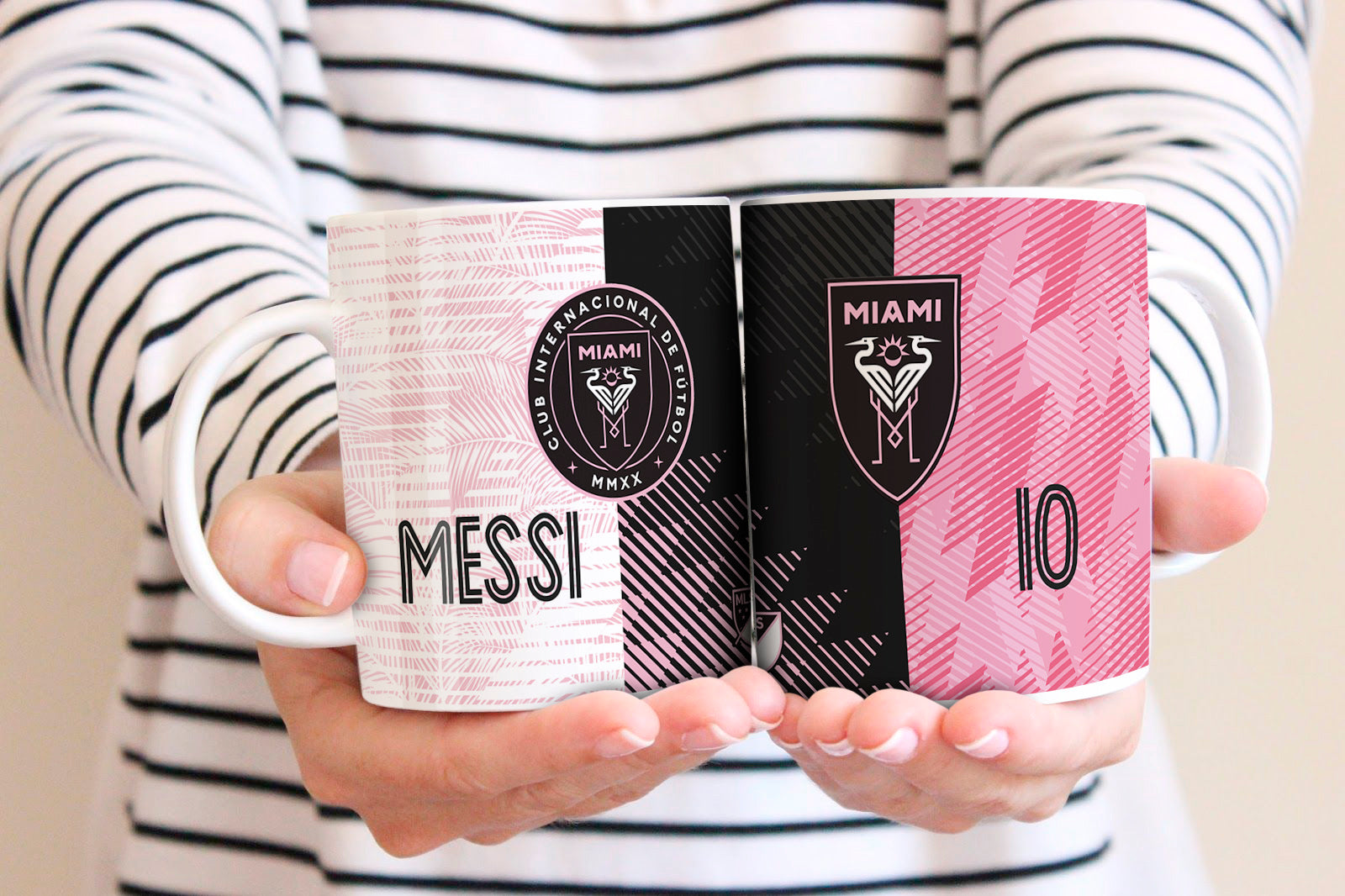 Taza Messi 3 colores