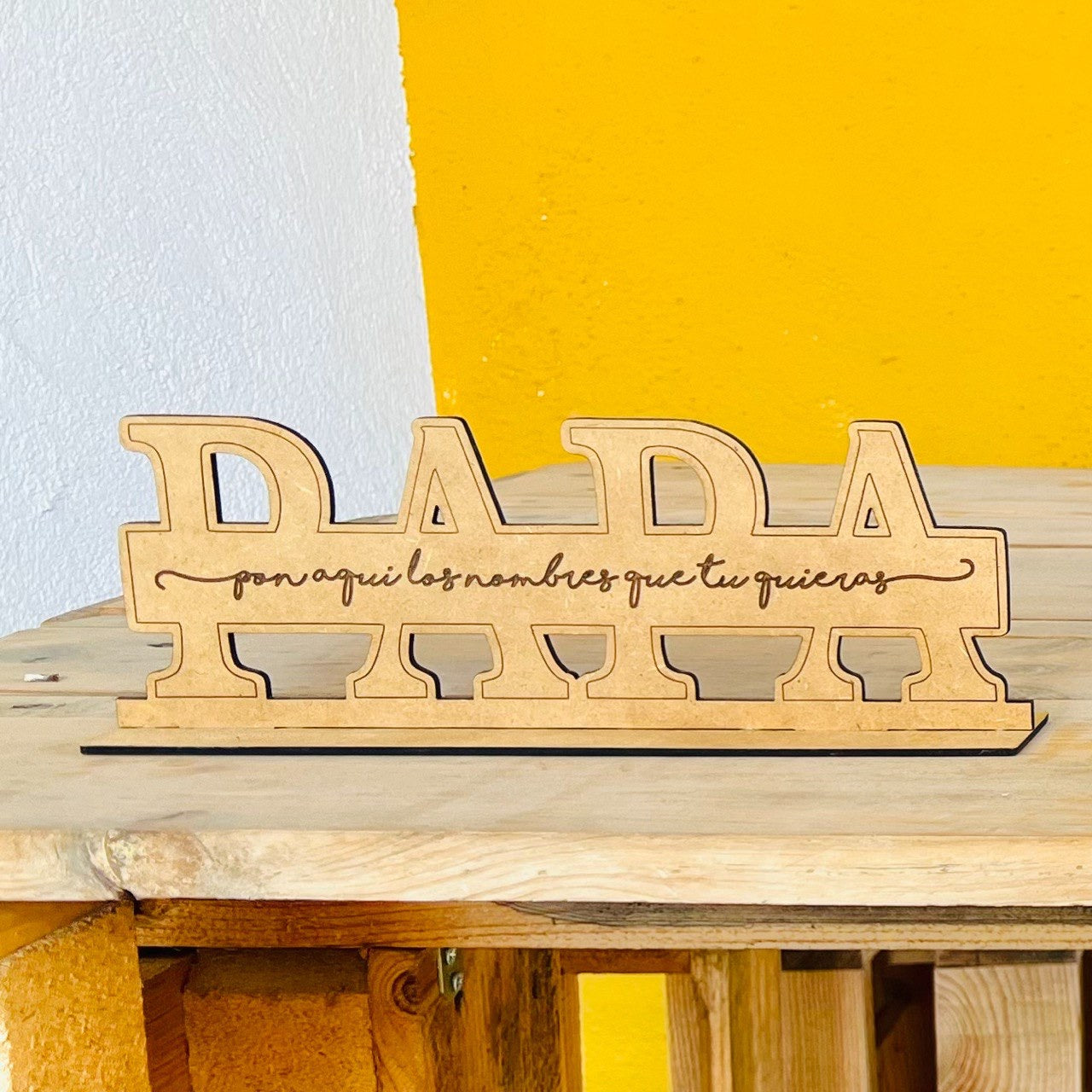 Cartel Papa personalizado